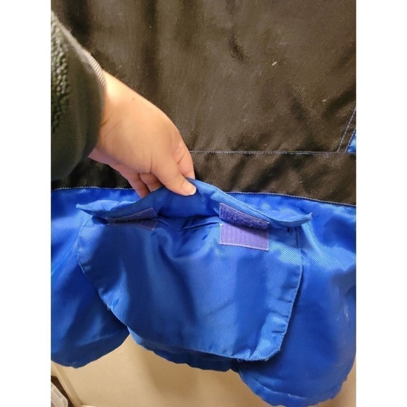 First Down Mens Techno streetwear Coat Size Large Blue & Grey Size 20 - Picture 9 of 9